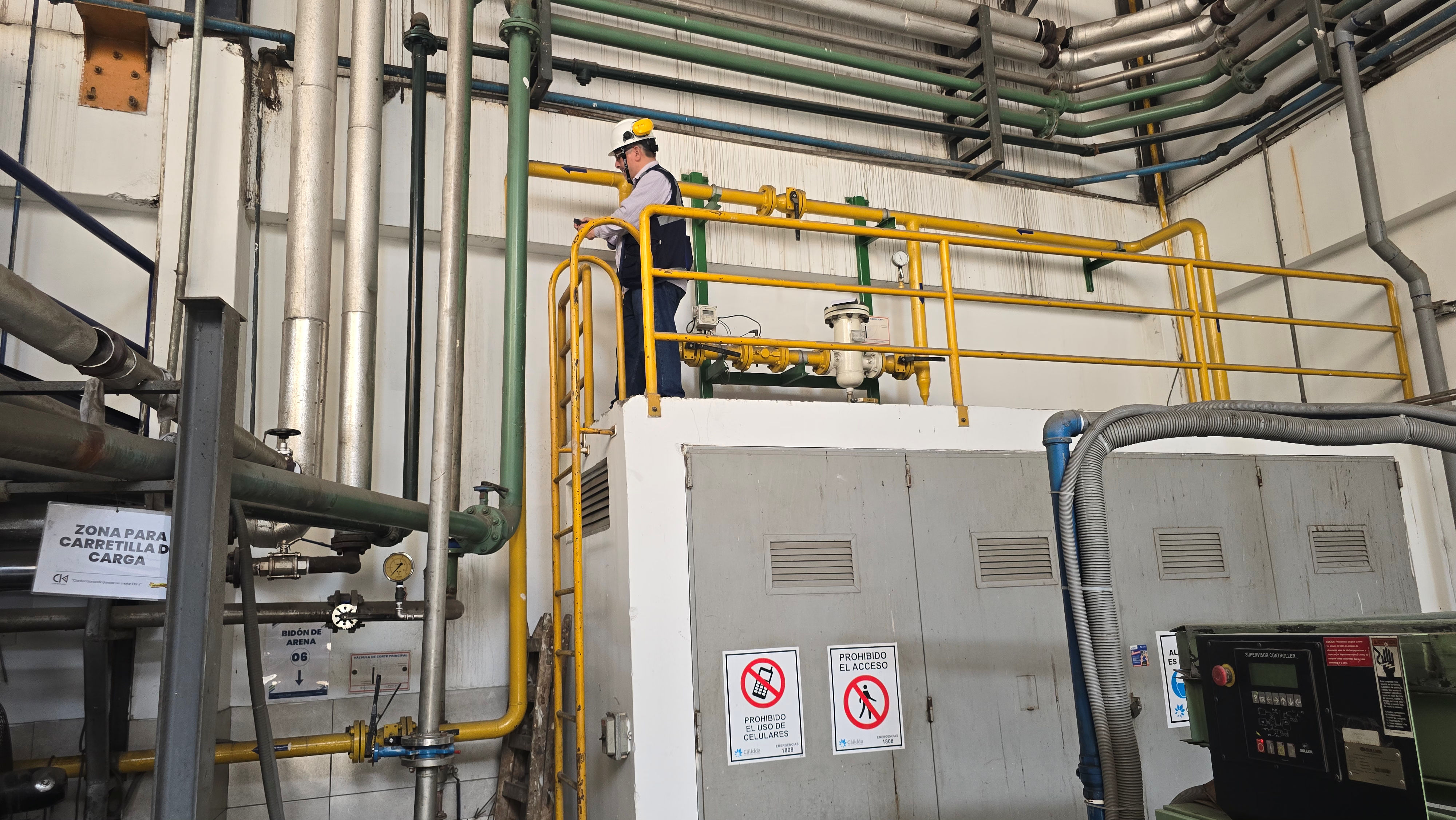 Ingenieros de GP Energy Solutions en proyecto de gas industrial